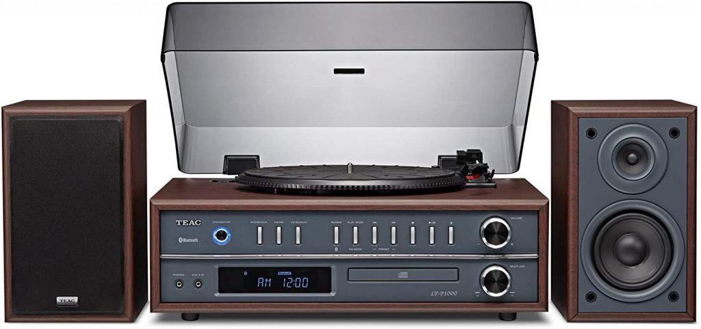 Teac MC-D800-BLK Vinyl Record Player