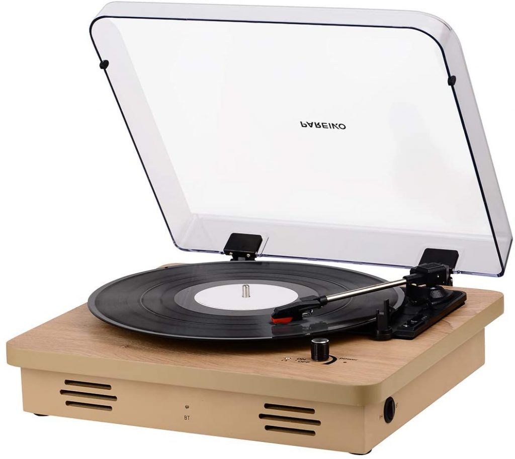 WOODEN Turntable Vinyl Record Player