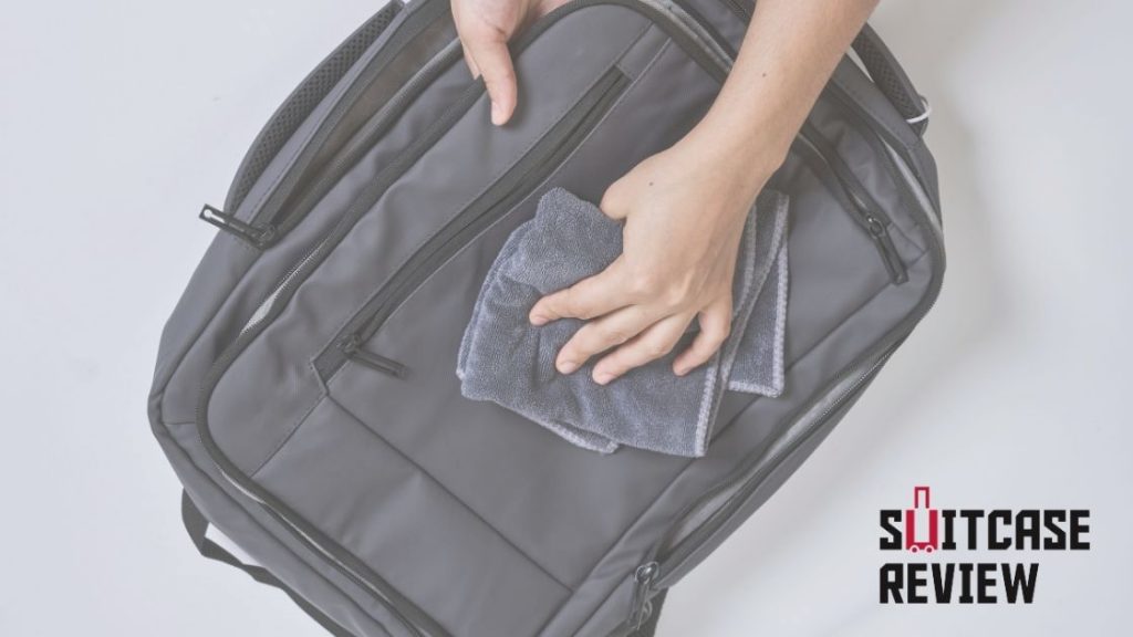 how to clean a duffle bag