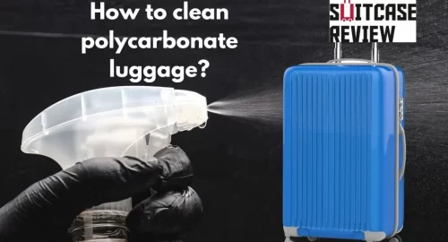 How to clean polycarbonate luggage