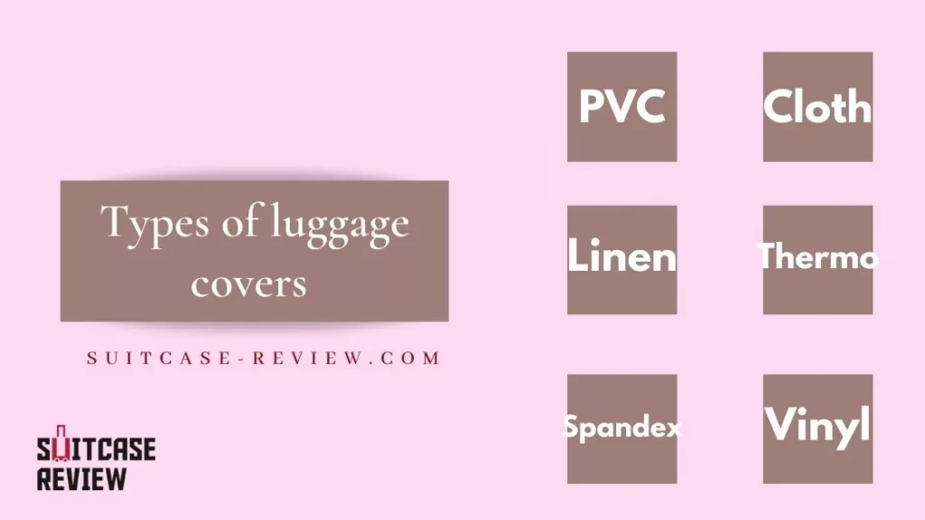 Types of luggage covers