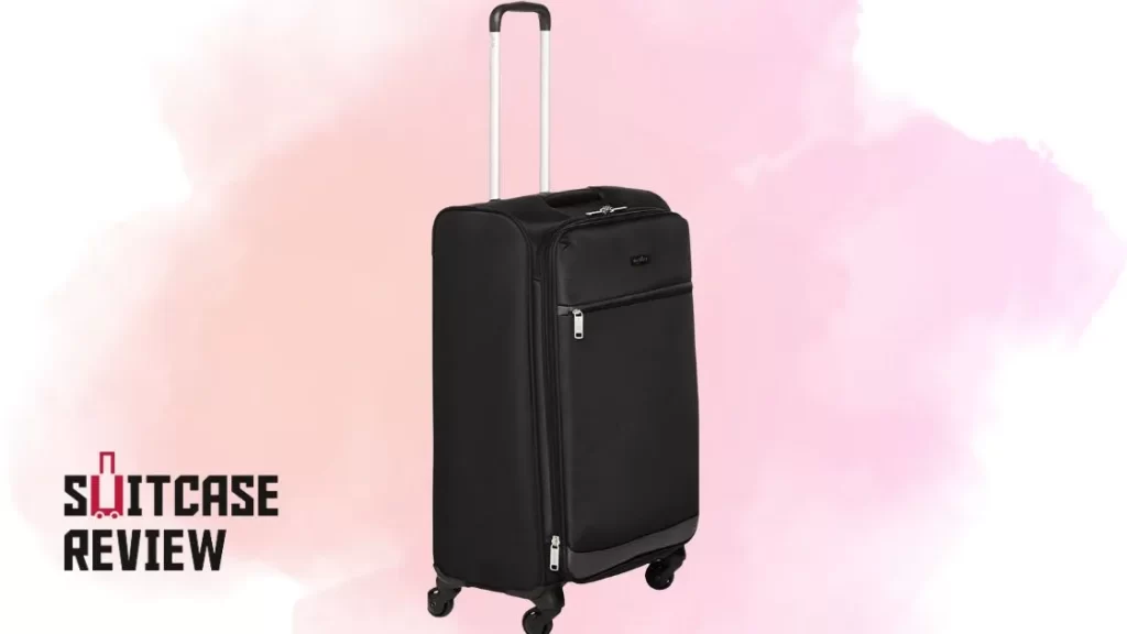 Amazon Basics 74 cm Black Soft-sided luggage Check-in Trolley