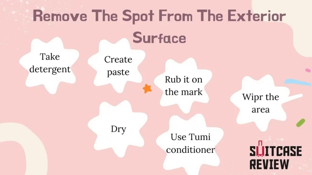 Remove The Spot From The Exterior Surface