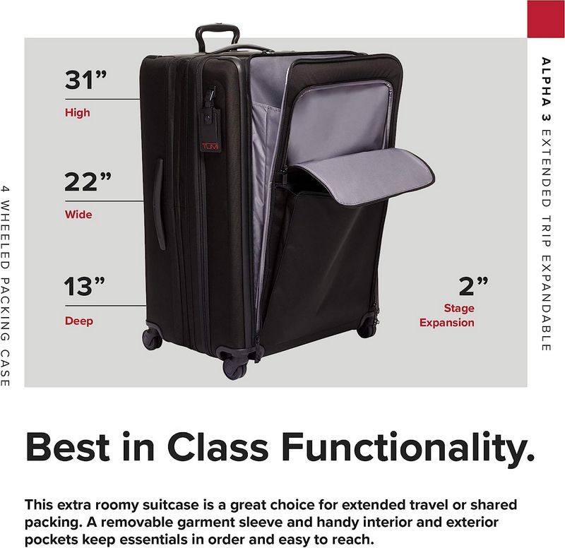 TUMI Alpha 3 Extended Trip Suitcase