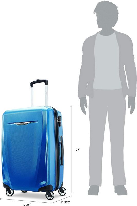 Samsonite Winfield 3 DLX Medium Luggage Size